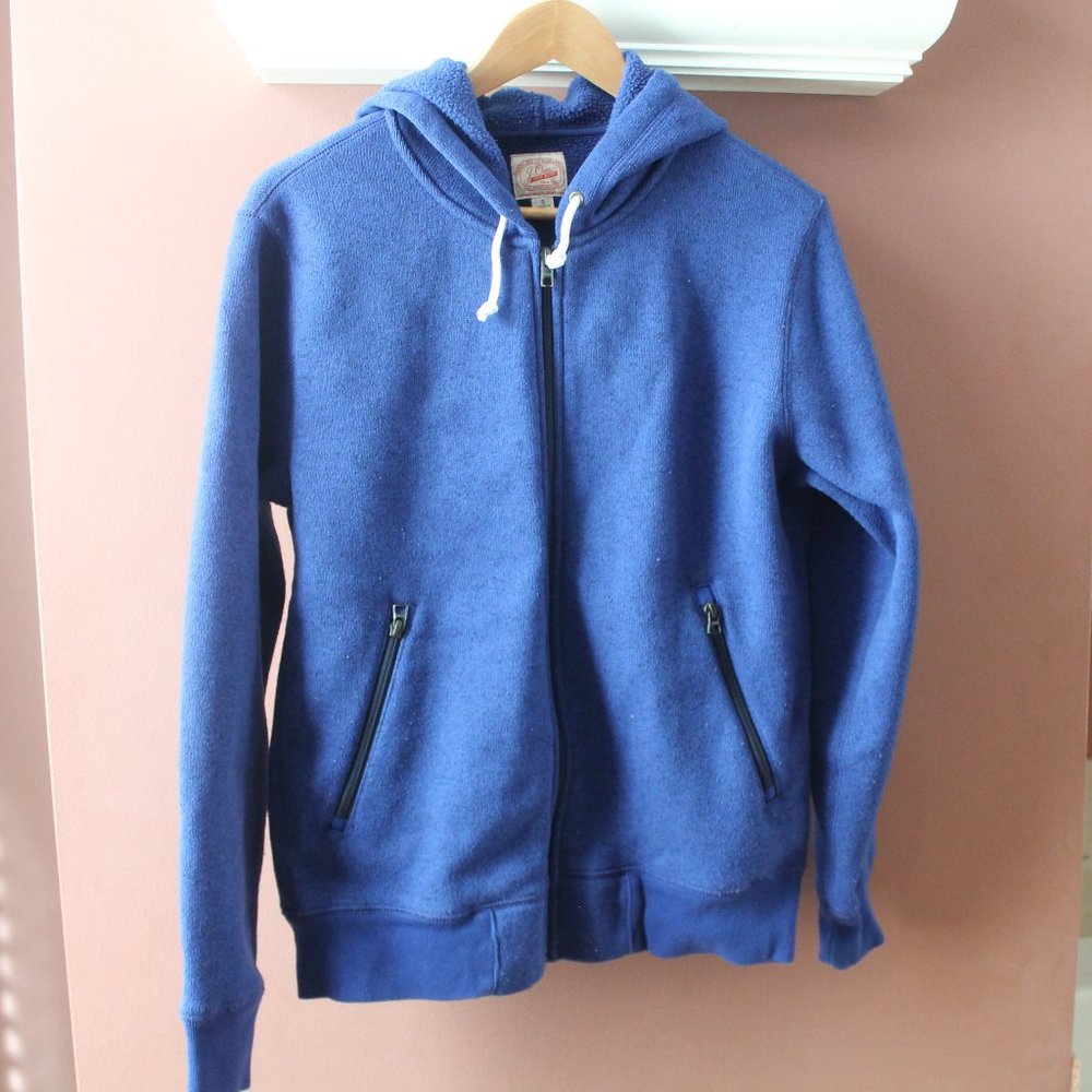 J. Crew Blue Hooded Jacket